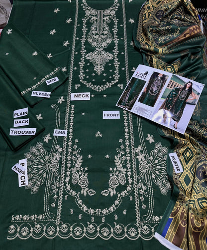 Izel - PREMIUM DHANAK | 3 Piece | RR2084