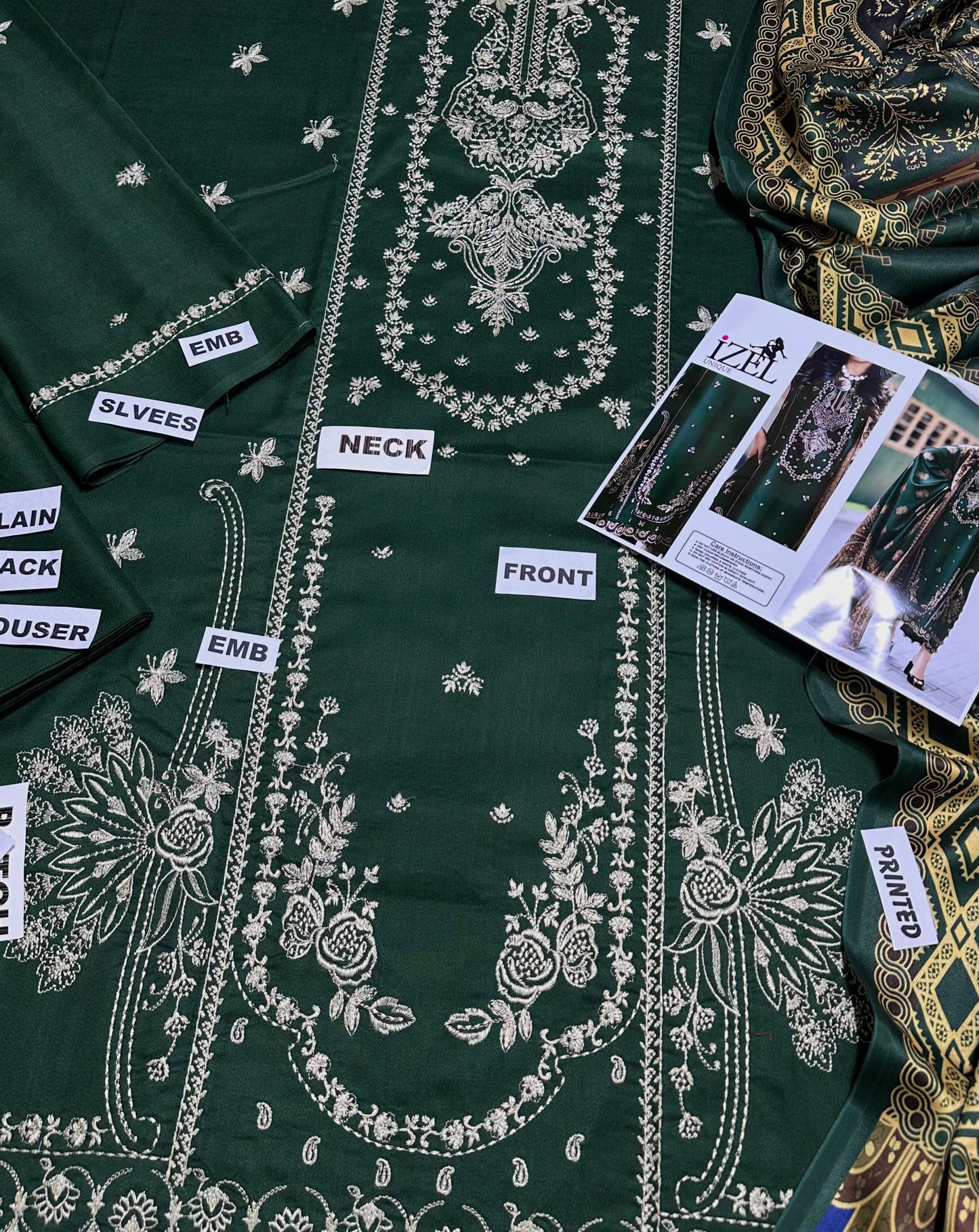 Izel - PREMIUM DHANAK | 3 Piece | RR2084