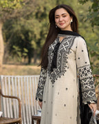 ALLY’S -  Summer Luxury Lawn – 3PC Suit - RR3011