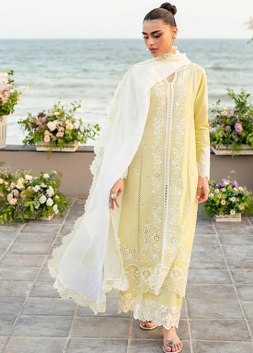 Azure Luxury Lawn '26 | Celebrity Edition 3PC Embroidered Suite - RR-4052