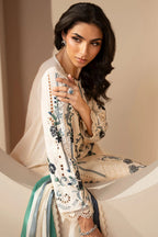 MARIA.B - 3PC Luxury Lawn Embroidered Suit - RR-4012